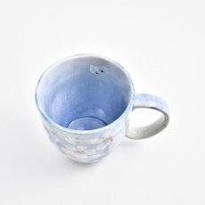 画像2: やよい花 マグカップ ブルー (2)